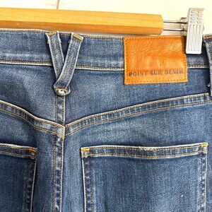 Point Sur Jeans California Button Fly Demi Boot Crop Size 26